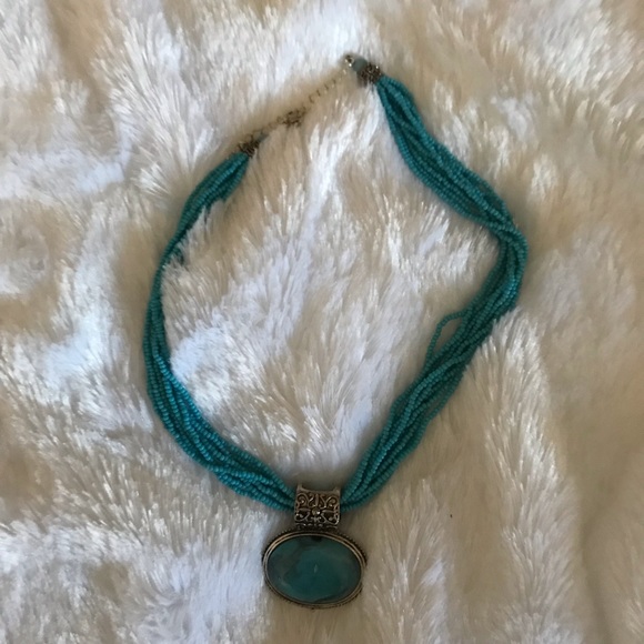 Gorgeous turquoise necklace - Picture 2 of 2